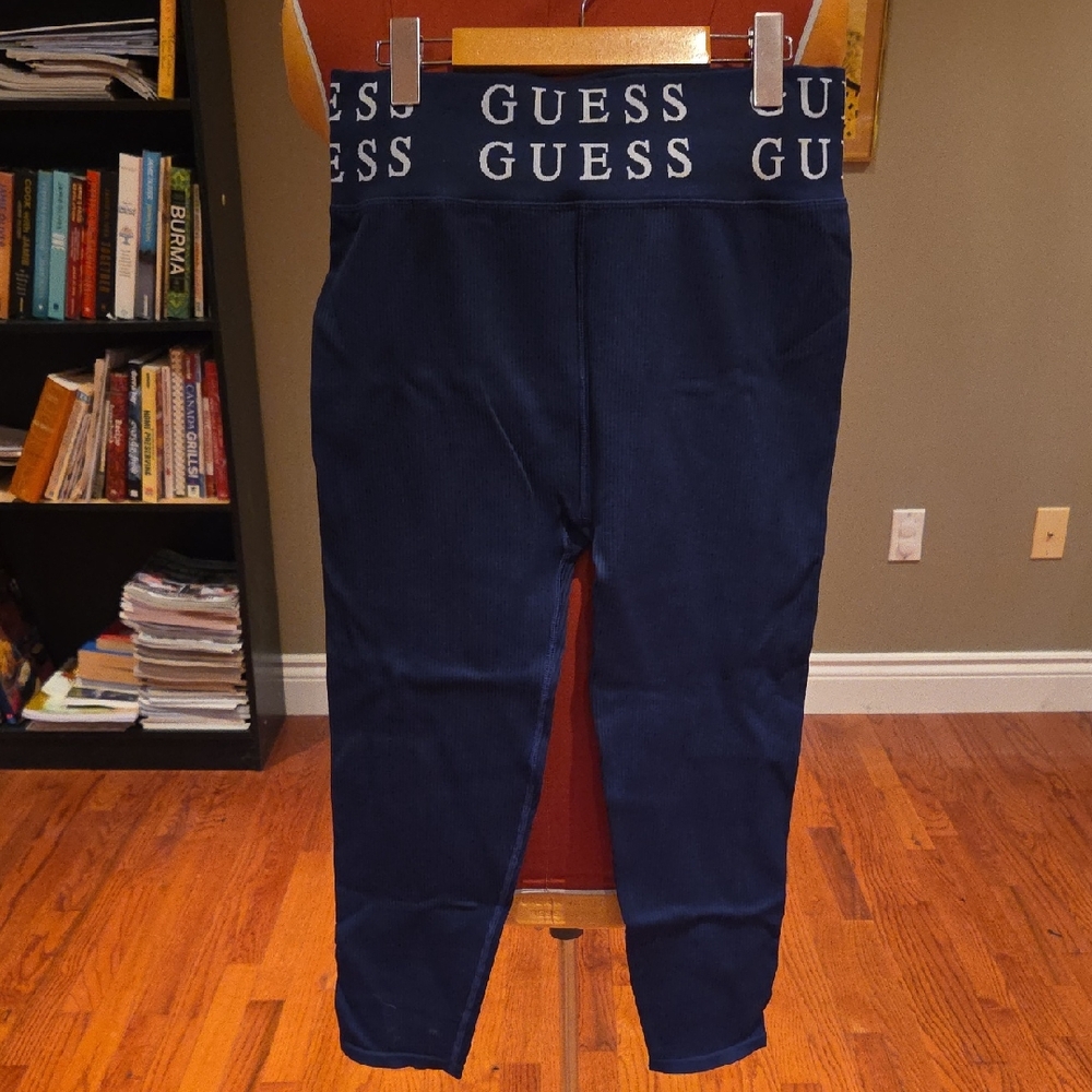 Guess Dark Blue Logo Leggings